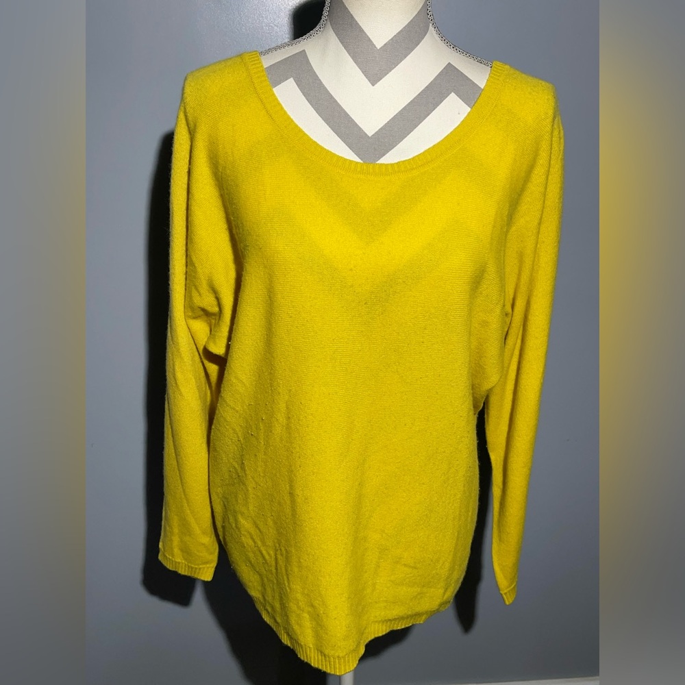 Vince Bright Yellow Crew Neck Sweater
